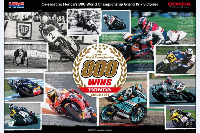 Honda 800 üncü Grand Prix Zaferi